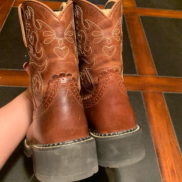 Ariat Womens Fatbaby Saddle Western Boot - Picture 5 of 8